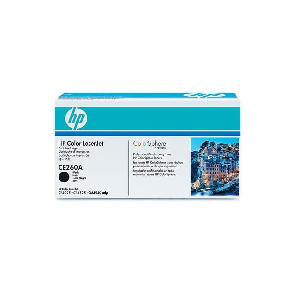 HP CE 260A  BK, Original Toner