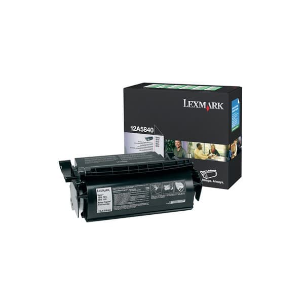 Lexmark 12A5840 BK Original Toner