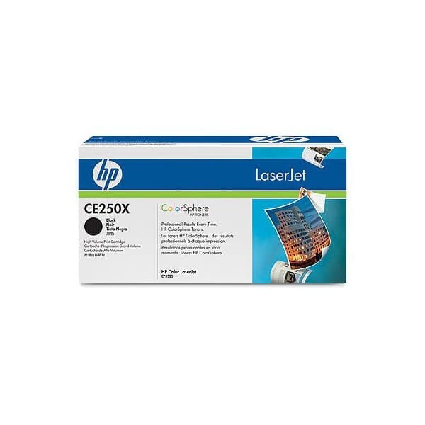 HP CE 250X BK, original toner