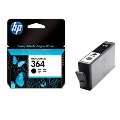 HP 364 BK, Original Blækpatron