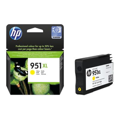 HP 951XL, Y, original printerpatron