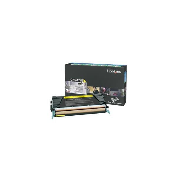 Lexmark C734A1YG Yellow Original Toner