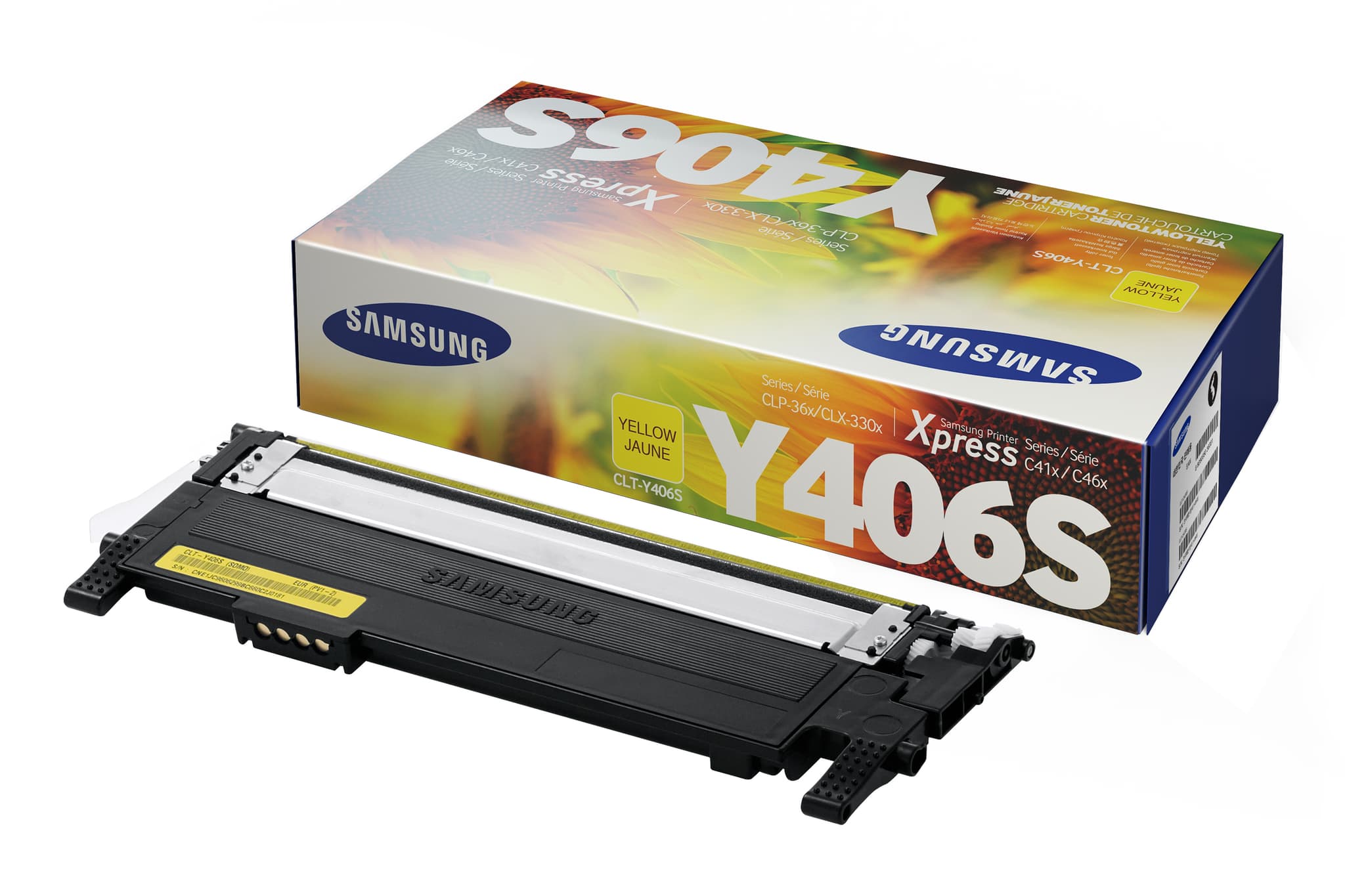 Samsung CLT Y 406S, Yellow Original Toner