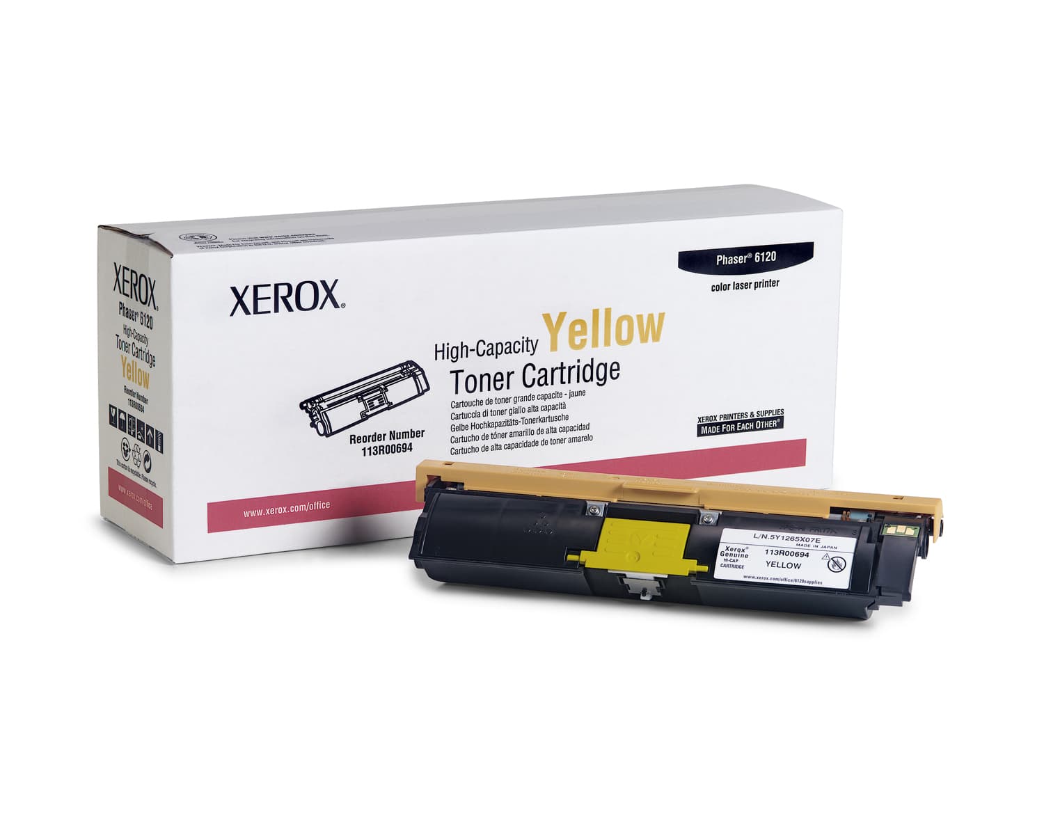 Xerox 113R00694 Yellow Original Toner