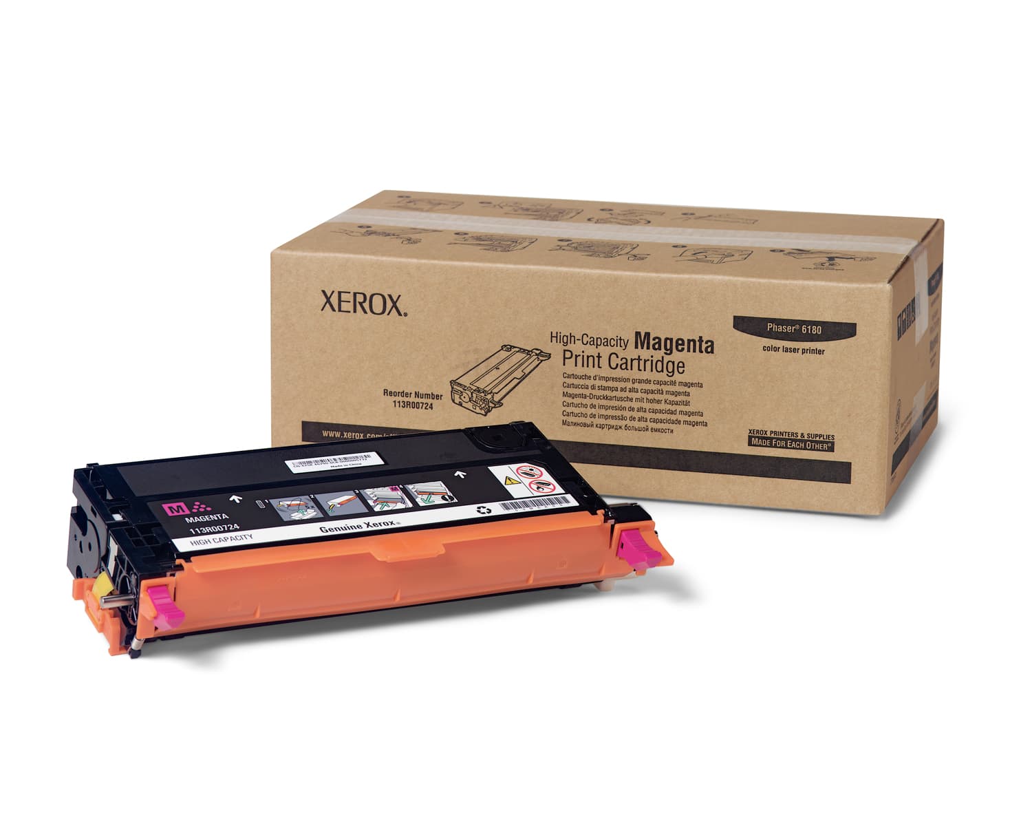 Xerox 113R00724 Magenta Original Toner
