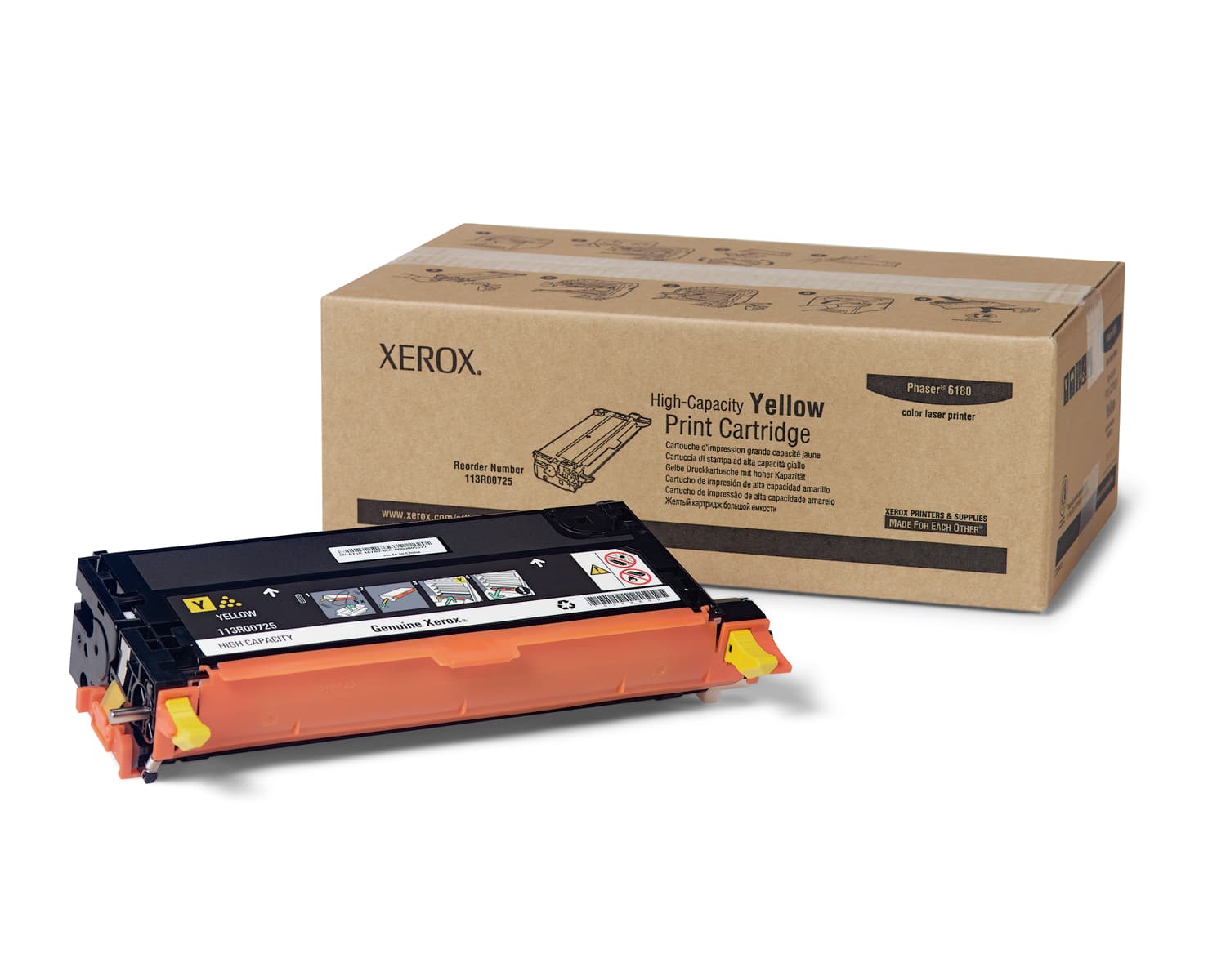 Xerox 113R00725 Yellow Original Toner