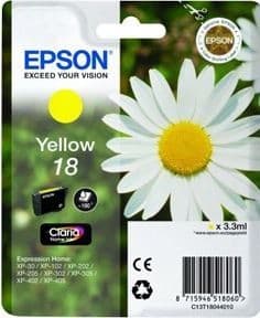 Epson 18 Y, original blækpatron