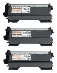 3 stk. TN 2220 BK, Kompatible Tonere