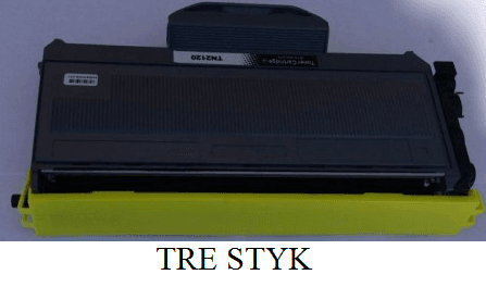 3 stk. TN 2110 / 2120 BK, kompatible tonere
