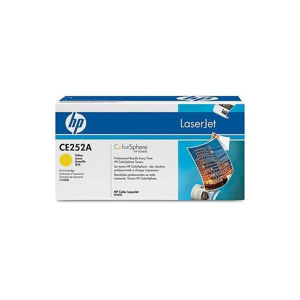 HP CE 252A Y, original toner