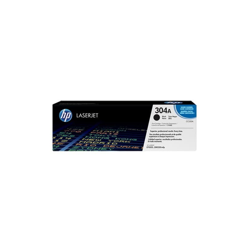 HP 304A CC530A BK original toner sort