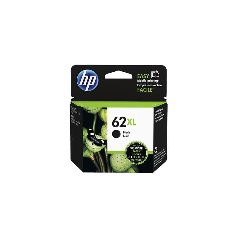 HP 62XL BK, Original Blækpatron