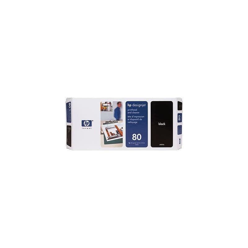 HP 80 BK, Originalt Printhoved