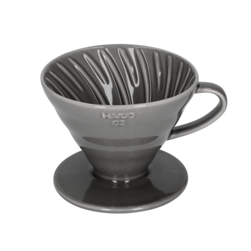 Hario V60-02 Keramik Dripper Grå 2 Kop.