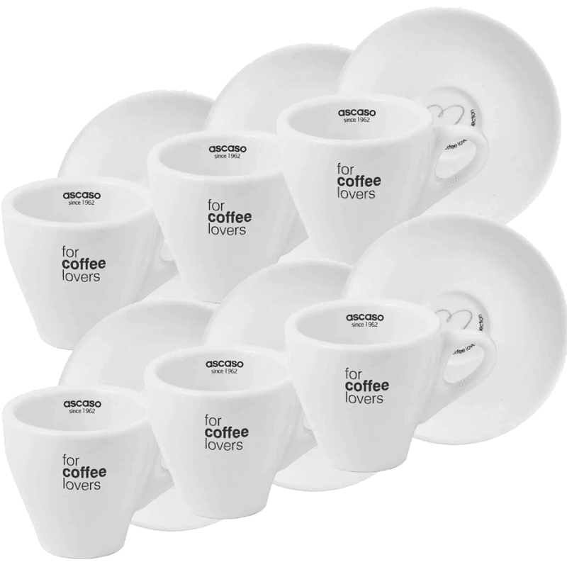 Ascaso Cappuccinokopper 6 Stk