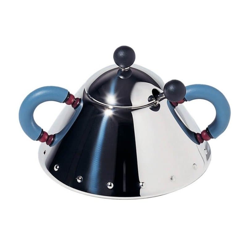 Alessi 9097 Sukkerskål Blå