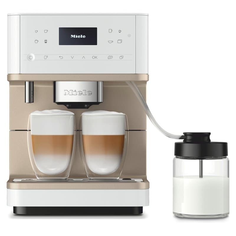 Miele CM 6360 MilkPerfection Lotushvid Steel Espressomaskine