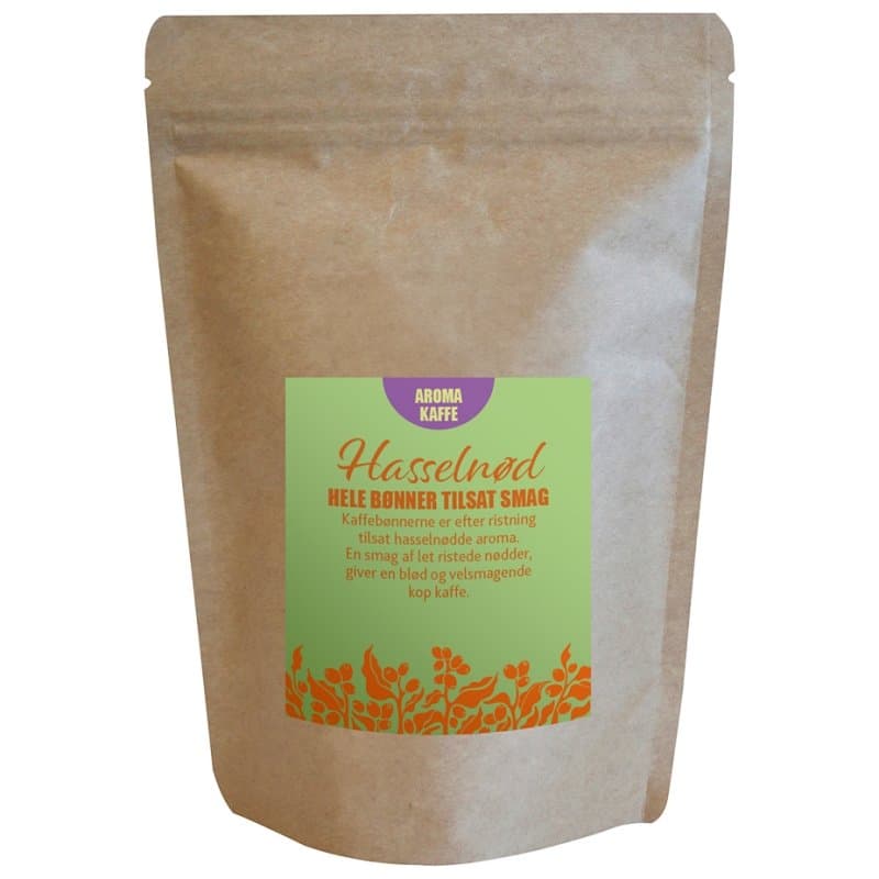 Hasselnød Smagskaffe 225g Hele kaffebønner