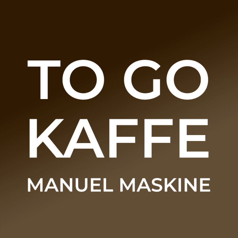 To Go Kaffe Manuel Maskine