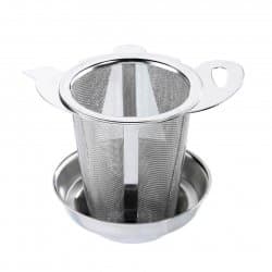 Tefilter Återanvändbart Silver