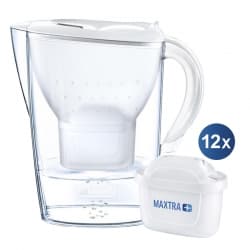 Brita Marella 2,4 L Vit Inkl. 12 Maxtra+ Filter