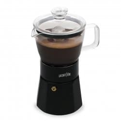 La Cafetière Verona 6 Koppar Mokabryggare Svart