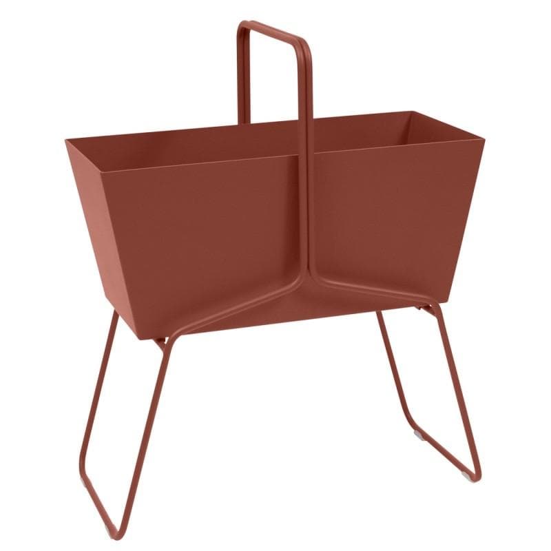 Fermob Basket High Planter Red Ochre