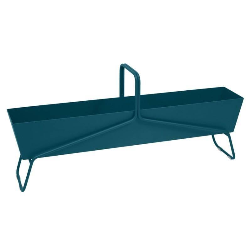 Fermob Basket Long Planter Acapulco Blue