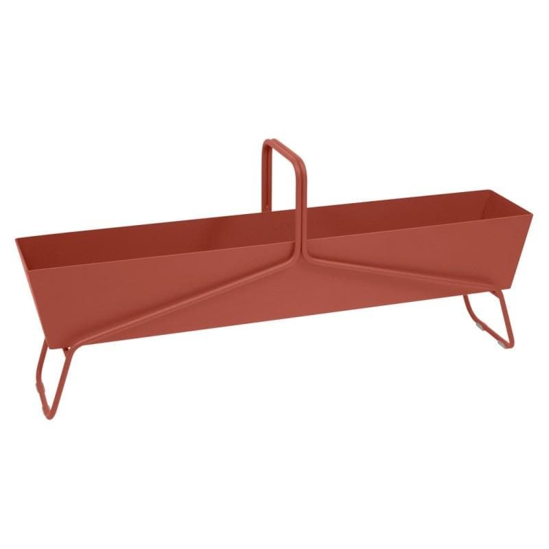 Fermob Basket Long Planter Red Ochre