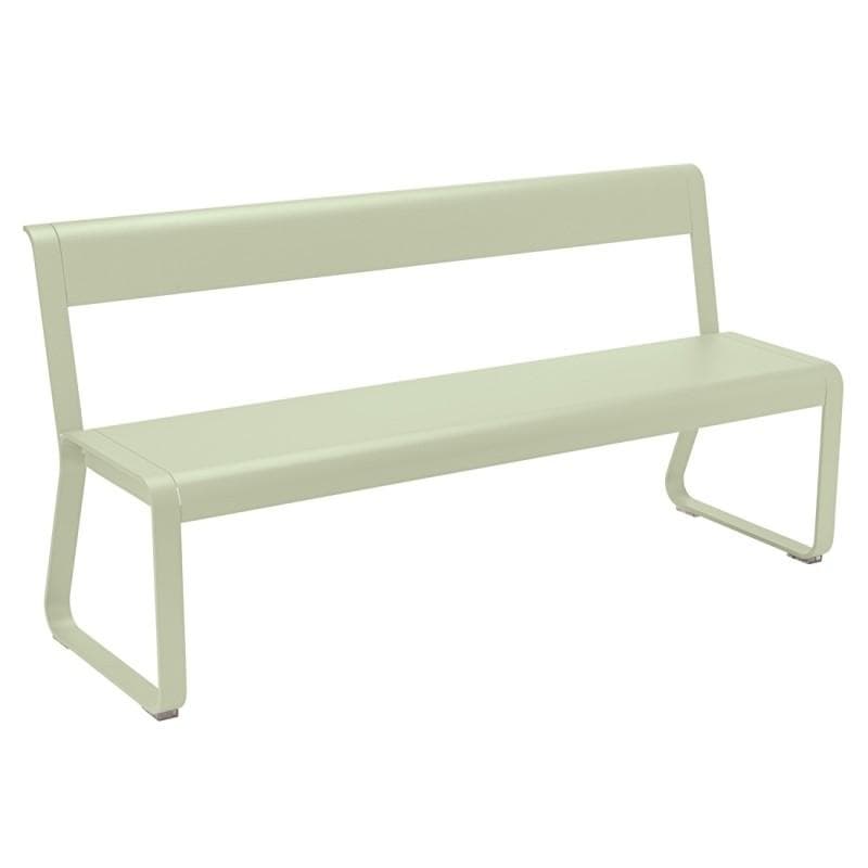 Fermob Bellevie Bench w. Backrest Willow Green