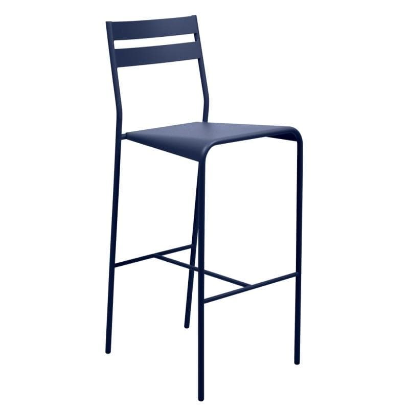 Fermob Facto Bar Stool Deep Blue