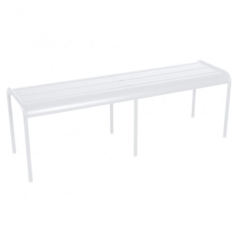 Fermob Luxembourg 3/4 Seater Bench Cotton White