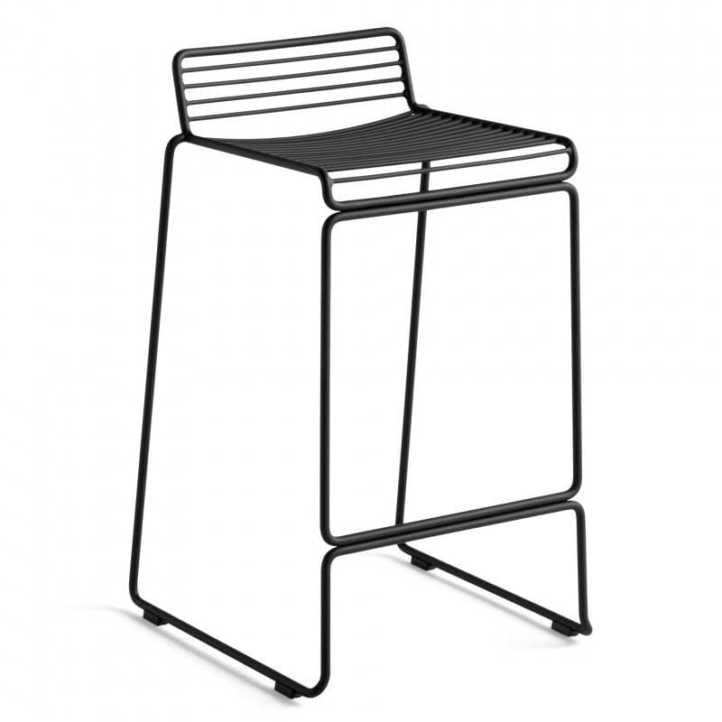 HAY Hee Bar Stool Black Lav