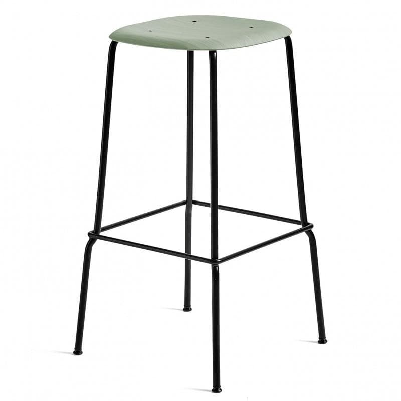 HAY Soft Edge 80 Dusty Green Høj Black