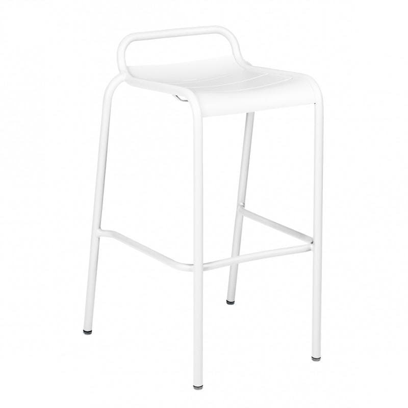 Fermob Luxembourg Bar Stool Cotton White