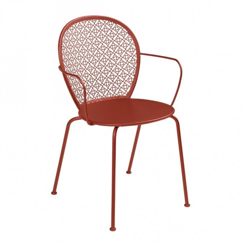 Fermob Lorette Armchair Red Ochre