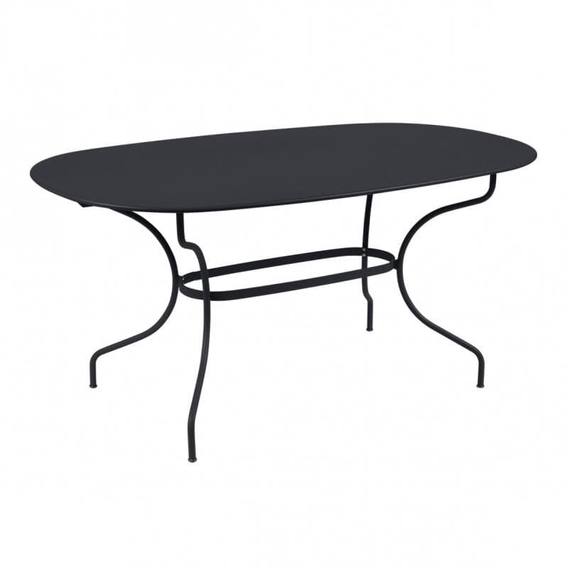 Fermob Opéra+ Oval Table Anthracite