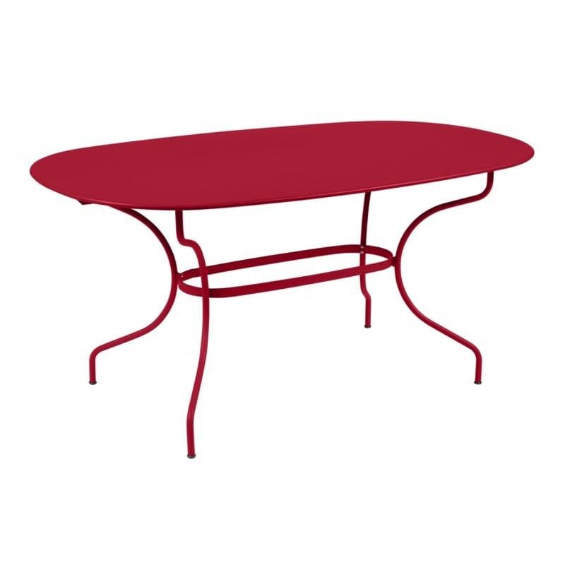 Fermob Opéra+ Oval Table Chili