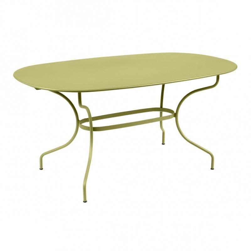 Fermob Opéra+ Oval Table Willow Green