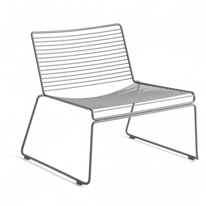 HAY Hee Lounge Chair Asphalt grey