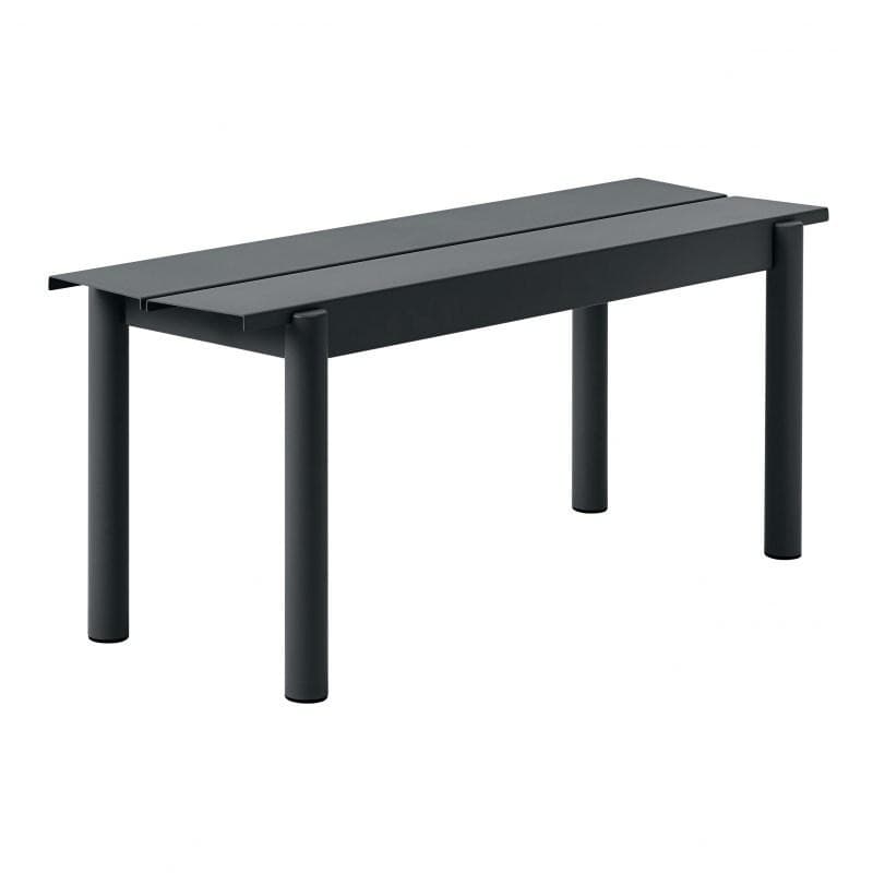 Muuto Linear Steel Bench Black 110 x 34