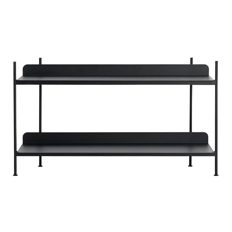 Muuto Compile Shelving System Sort Konfiguration 1