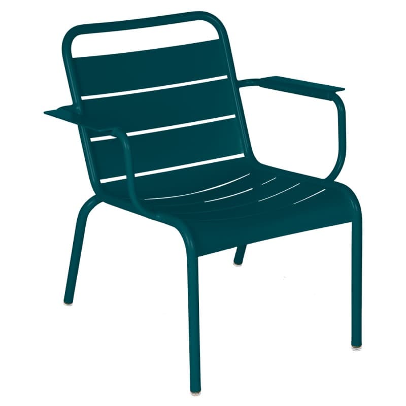 Fermob Luxembourg Lounge Armchair Acapulco Blue