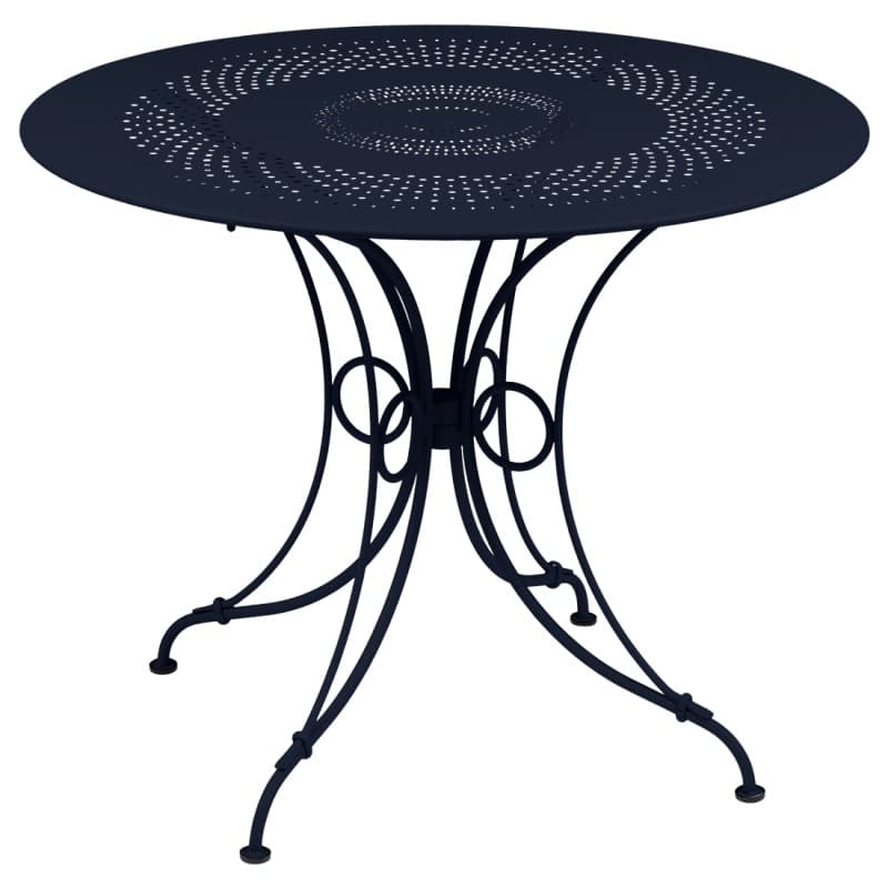 Fermob 1900 Table Ø 96 Deep Blue