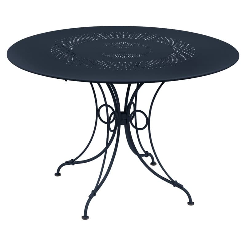 Fermob 1900 Table Ø 117 Deep Blue