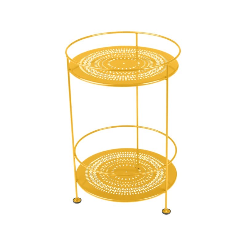 Fermob Guinguette Side Table Perforated Honey