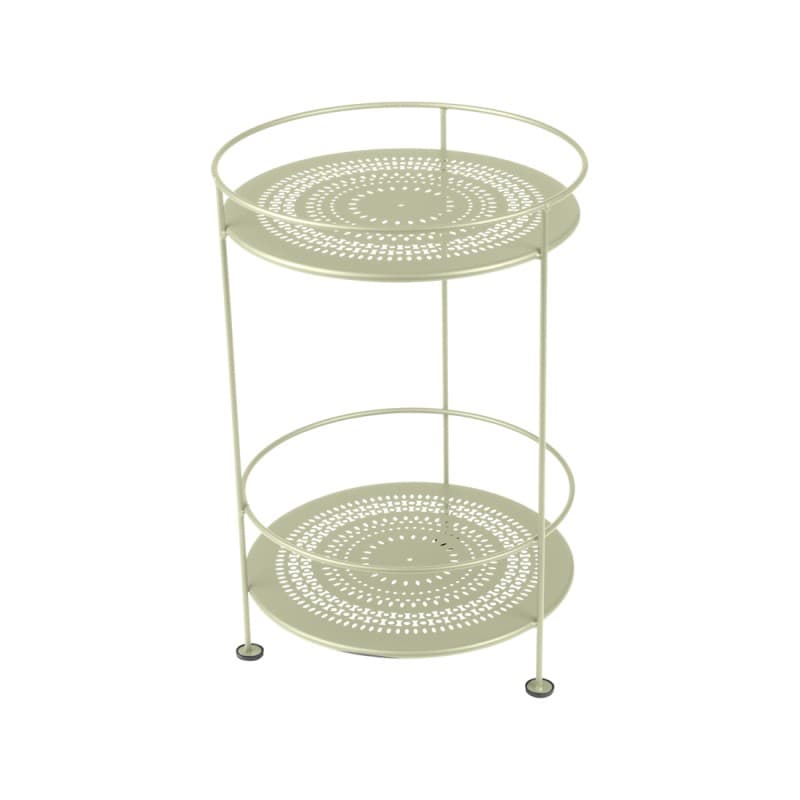 Fermob Guinguette Side Table Perforated Willow Green