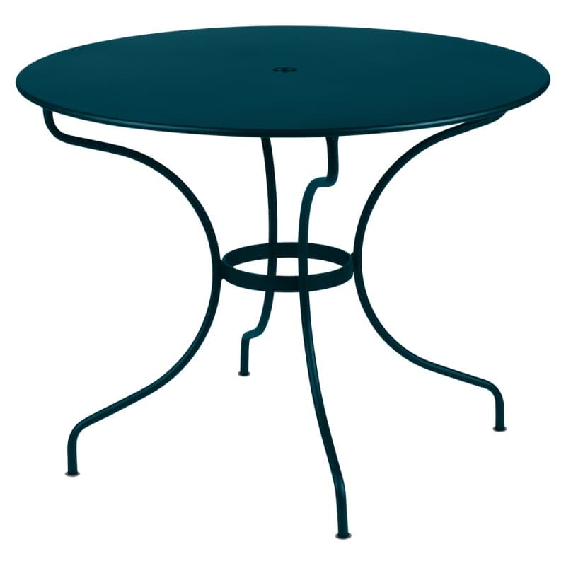 Fermob Opéra+ Table Ø 96 Acapulco Blue