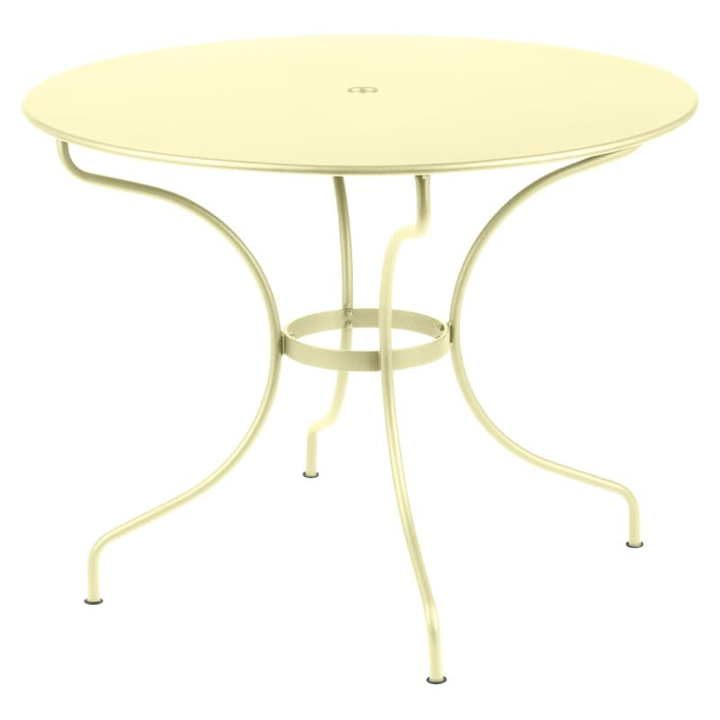 Fermob Opéra+ Table Ø 96 Frosted Lemon