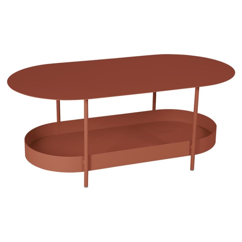 Fermob Salsa Low Table Red Ochre